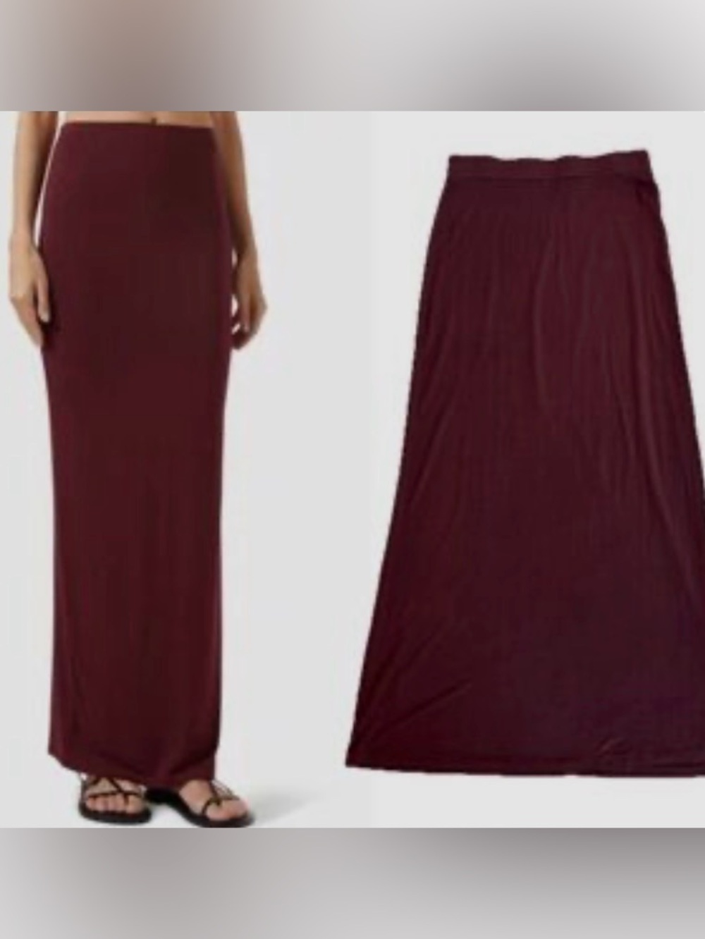 2 for 10$ ☀️Wine red maxi skirt sz L